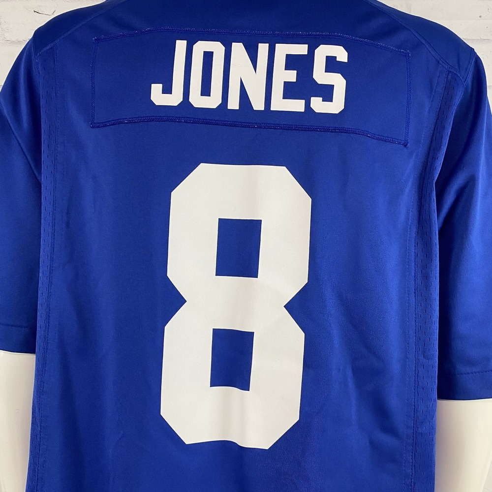 Nike Jersey New York Giants Men's Large NFL #8 Daniel Jones NFL‎ Players Blue